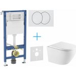 Geberit kielle Duofix Deltas tlačítkem Delta Zero SANI11CA3180B – Zboží Dáma