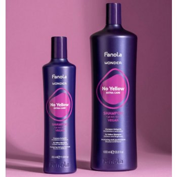 Fanola Wonder No Yellow Extra Care Shampoo šampon pro neutralizaci žlutých tónů 350 ml
