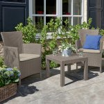 Keter Rosario Cappuccino balkónový set – Zbozi.Blesk.cz