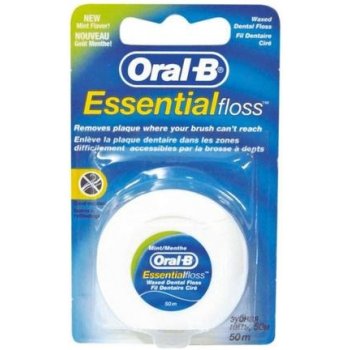 Oral-B EssentialFloss Mint Wax zubní niť voskovaná 50 m