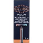 Gillette King Double Edge + 4 ks hlavic – Zboží Dáma