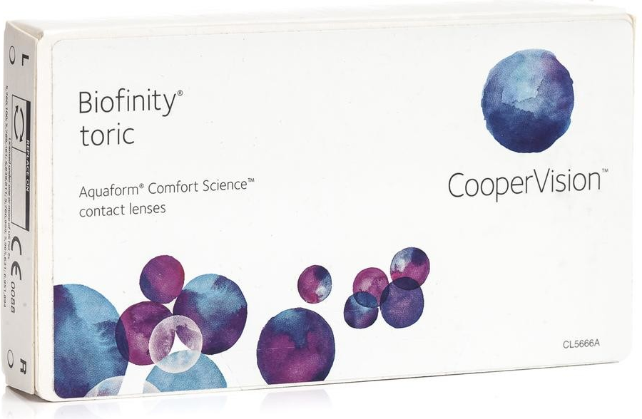 Cooper Vision Biofinity Toric 3 čočky