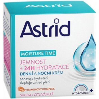 Astrid Moisture Time zjemňující hydratační denní a noční krém pro suchou až citlivou pleť 50 ml