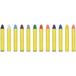 Tužky na obličej barevné 12 ks – Hledejceny.cz