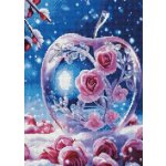 Norimpex Diamantový obrázek malování 30 x 40 cm Skleněné jablko – Sleviste.cz