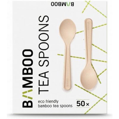 Bamboo Europe Bambusový příbor - Lžíce 50 ks – Hledejceny.cz