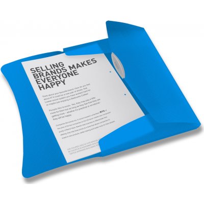 Esselte Vivida spisové desky s gumičkou A4 modré – Sleviste.cz