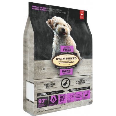 Oven Baked Tradition Adult DOG Grain Free Duck Small Breed 4,54 kg – Zboží Mobilmania