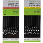 Korum Hotové Návazce Big Fish Quickstop Hair Rigs Barbed 10 cm vel.14 0,23 mm 8 ks – Sleviste.cz