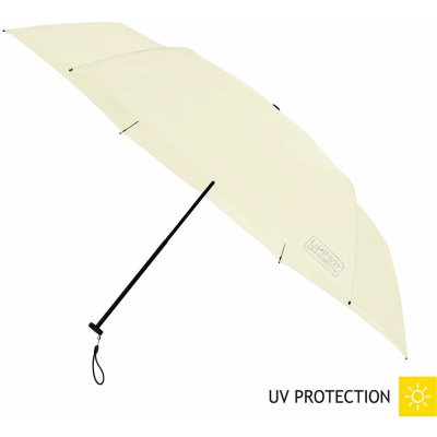 Falconetti skládací lehký deštník SUMMER s UPF ochranou 50+ smetanový – Sleviste.cz