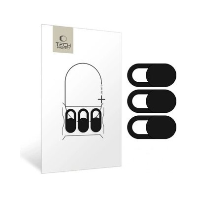Tech‑Protect Cam Fit+ 3‑Pack – nalepovací krytka webkamery pro notebooky – Zboží Živě