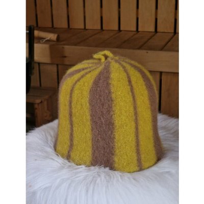 Saunový mág Čepice žlutohnědá – Hledejceny.cz