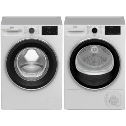 Set domácích spotřebičů Set Beko B5WFU58418WCSHBC + B3T682590WCSHBC