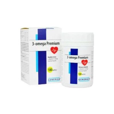 Generica Vitaminové a minerální doplňky Omega-3 1000mg 100cps – Zboží Mobilmania