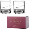 Sklenice Diamante Silhouette sklenice na whisky 2 x 310 ml