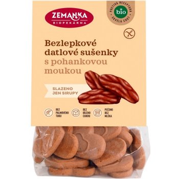 Biopekárna Zemanka Bezlepkové pohankovo datlové Bio sušenky 100 g