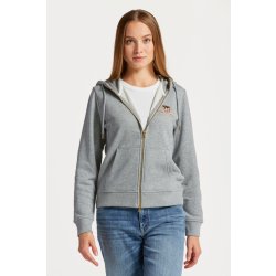 Gant mikina ARCHIVE SHIELD FULL ZIP HOODIE šedá