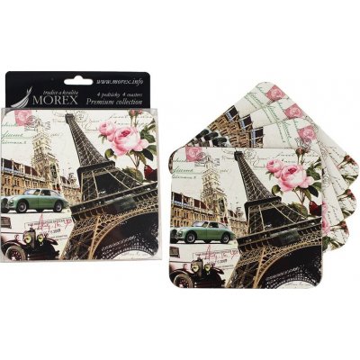 Morex Podtácky 4 ks Eiffelovka 3 350063 – Zbozi.Blesk.cz