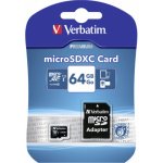 Verbatim MicroSDXC 64 GB 44084 – Zboží Živě
