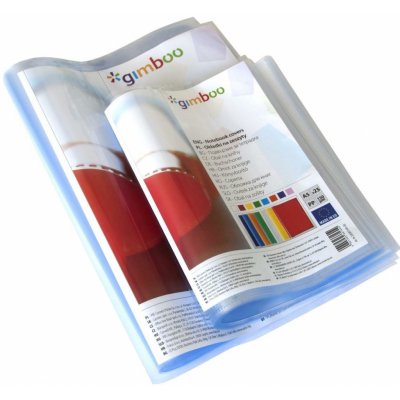 Gimboo Obal na sešity A5 hladký průsvitný – Zboží Dáma