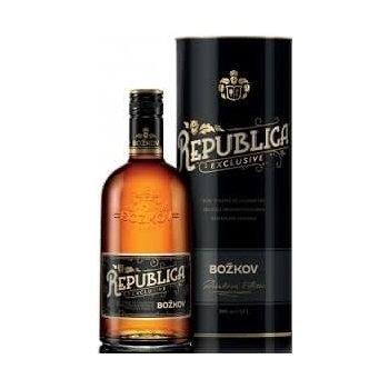 Božkov Republica Exclusive 8y 38% 0,7 l (tuba)