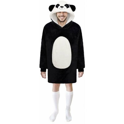 Cozy Noxxiez CH367 Panda hřejivá televizní mikinová deka s kapucí – Hledejceny.cz
