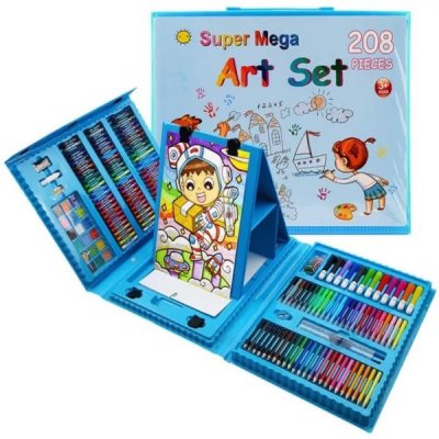 ISO Pronett 3969 Výtvarná sada Megat Art Set 208 ks modrá – Hledejceny.cz