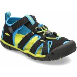 Keen sandále seacamp II cnx black/brilliant blue – Sleviste.cz