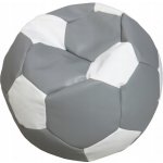 FITMANIA Fotbalový míč XXL+ podnožník Vzor 15 ŠEDO-BÍLÁ – Zboží Mobilmania