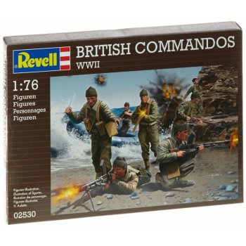 Revell Plastové figurky BRITISH COMMANDOS WWII