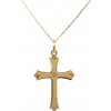 Přívěsky Beny Jewellery Zlatý Přívěsek Kříž k1200821