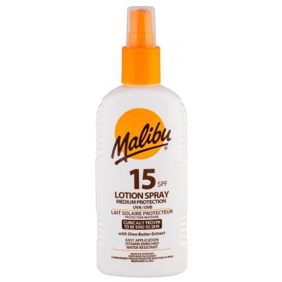 Malibu Lotion Spray SPF15 200 ml – Zbozi.Blesk.cz