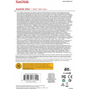 SanDisk Ultra SDHC 16 GB UHS-I SDSDUNC-016G-GN6IN