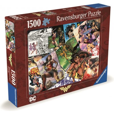 RAVENSBURGER DC Comics: Wonder Woman 1500 dílků – Zboží Dáma