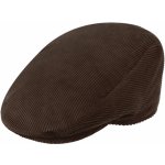 Fiebig Headwear since 1903 pánská manšestrová 6-dílná bekovka s prošívanou nepromokavou podšívkou hnědá – Sleviste.cz
