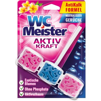 WC Meister Aktiv Kraft závěska do WC Exotické květy 45 g – Zboží Mobilmania