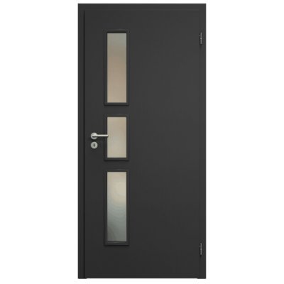 Sapeli Elegant Komfort M33 otočné černá grafit 100 x 210 cm Satináto bílé – Hledejceny.cz