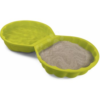 Smoby Pískoviště mušle sada 2 kusů Mini Sand Pit zelené 35 cm pro malé prostory od 18 měsíců