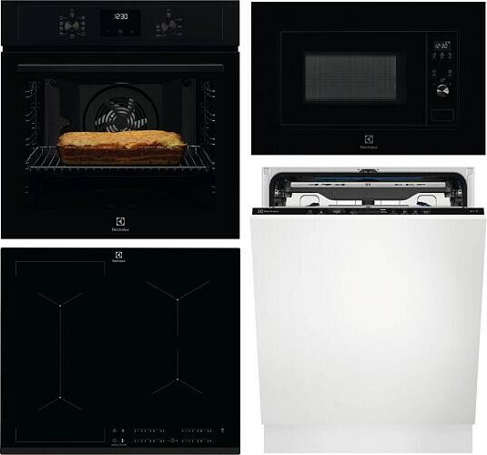 SET ELECTROLUX EOF3H40TH + EIV634 + 300 LMS2203EMK + EEG68600W