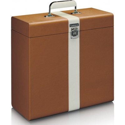 Lenco TTA-300 - kufr na gramofonové desky - Hnědá – Hledejceny.cz