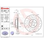 BREMBO brzdový kotouč 09.A921.1X
