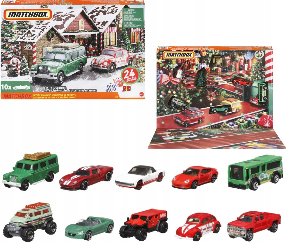 Mattel Matchbox Adventní kalendář 2023 HLH04