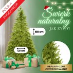 Springos Vánoční stromeček 180cm CT0153 – Hledejceny.cz