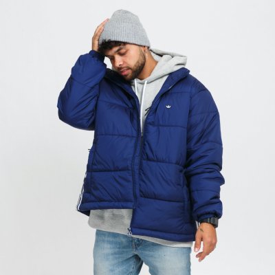 adidas Originals Padded Stand-Up Collar Puffer Jacket navy