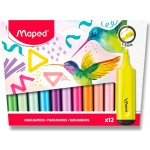 Maped zvýrazňovač Fluo Peps sada 12 ks 40901 – Zboží Živě