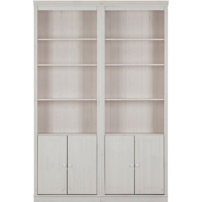 Støraa Anita knihovna bílá 148x223x34 cm – Zboží Dáma