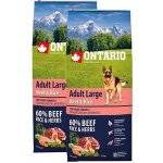 Ontario Adult Large Beef & Rice 2 x 12 kg – Sleviste.cz