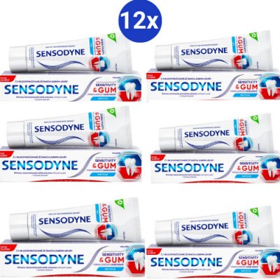 Sensodyne Sensitivity & Gum 12 x 75 ml – Hledejceny.cz