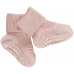 GoBabyGo Protiskluzové bambusové ponožky Soft Pink – Zboží Dáma