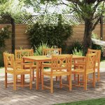 Omaxi 827982 Zahradní křeslo 6 ks Hnědá 56 x 56 x 90 cm – Hledejceny.cz